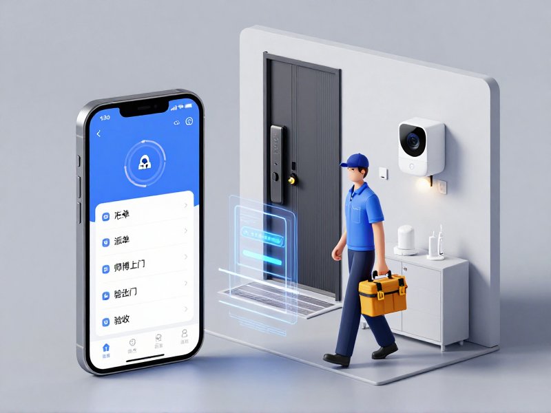 上门智能家居安装调试小程序开发