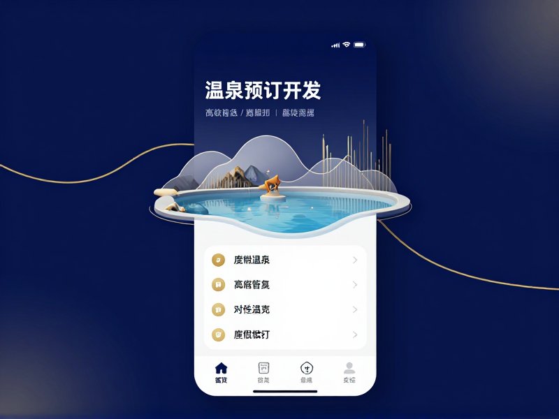 温泉度假预订小程序开发